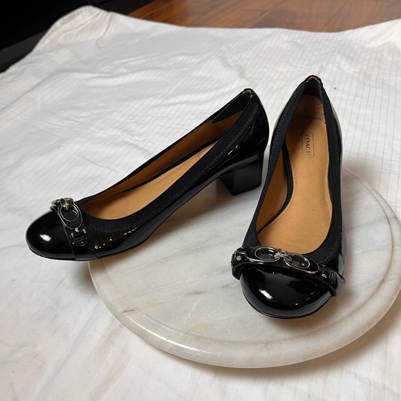 Coach pattern leather size 7,5 - Picture 2 of 3